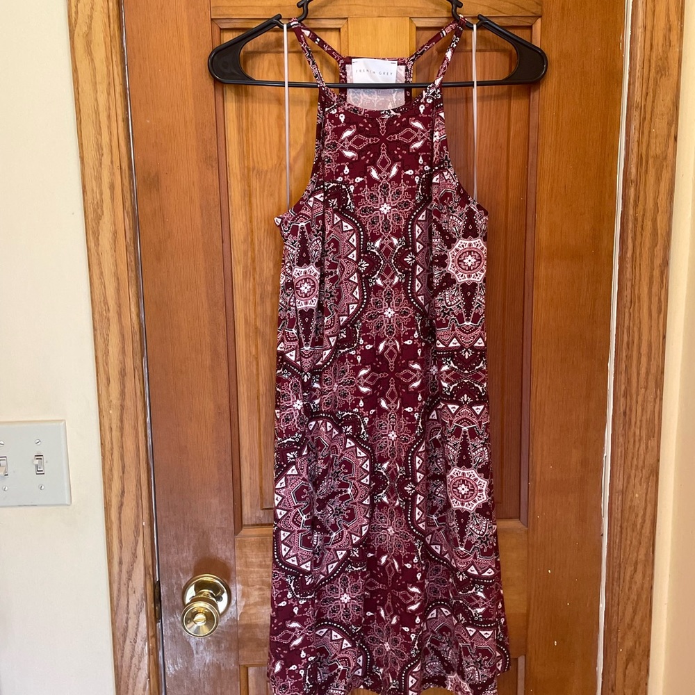 French grey super soft dress